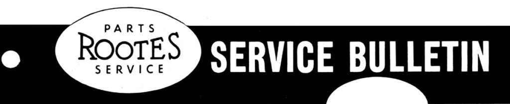 Factory Service Bulletin Header