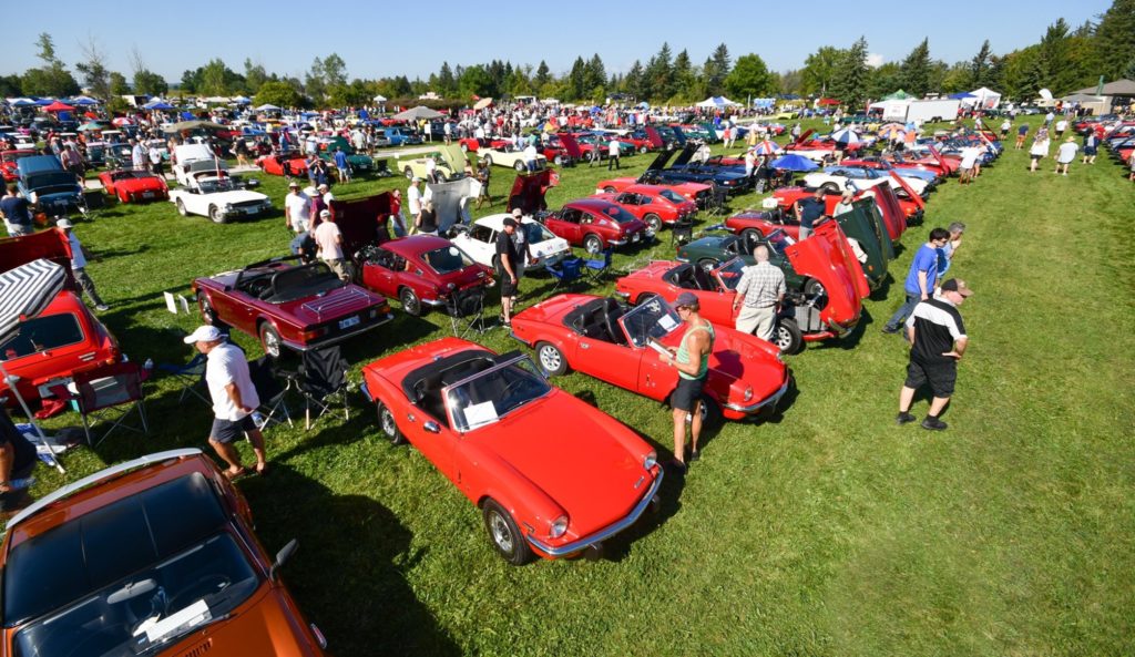 Cars on the field Photo from BCD Facebook page