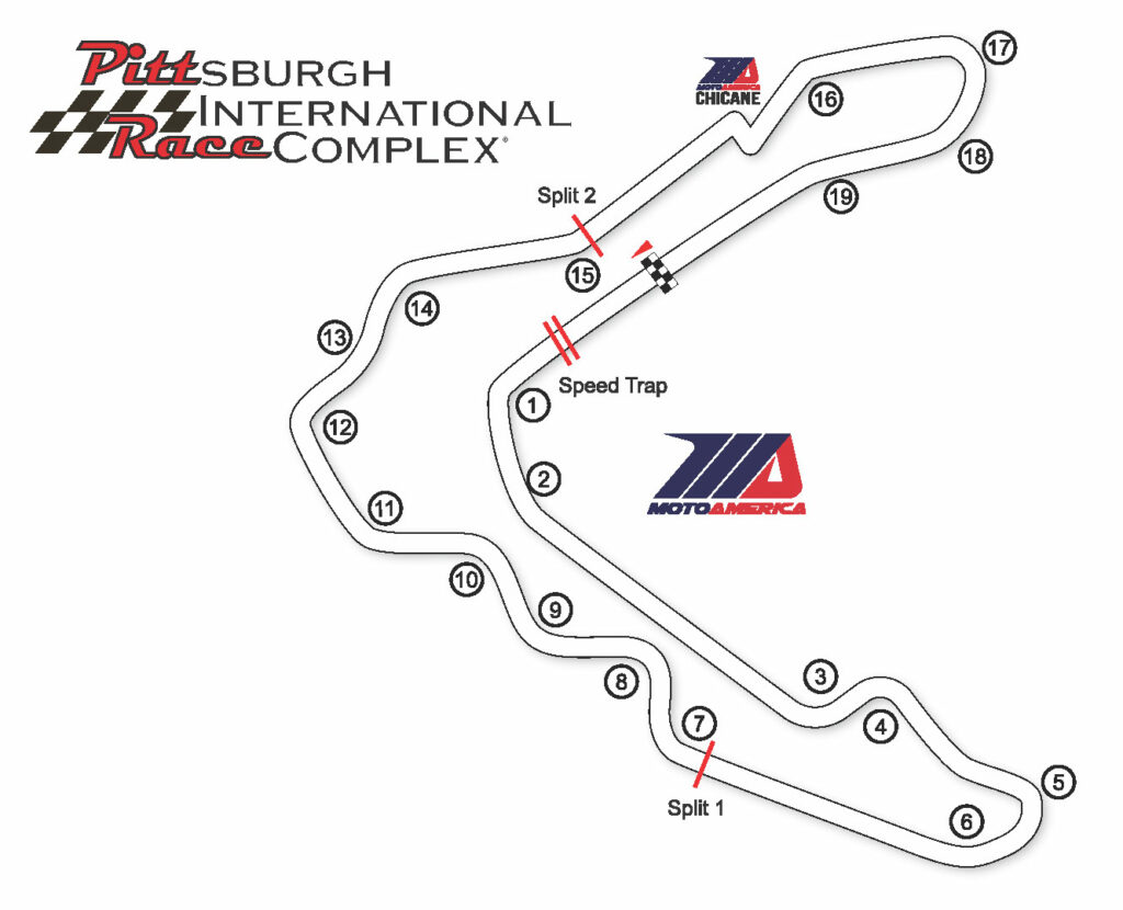 Pitt Track Map