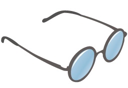 glasses icon: Look here!